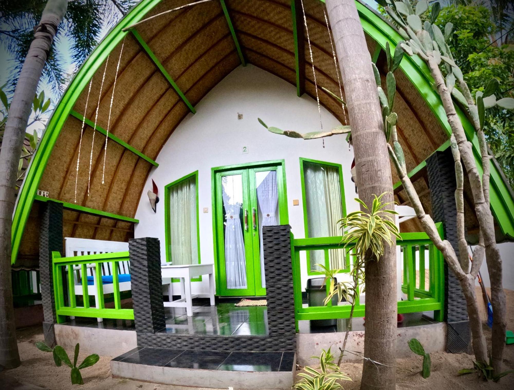 Kaktus Bungalow 1 Gili Air Esterno foto