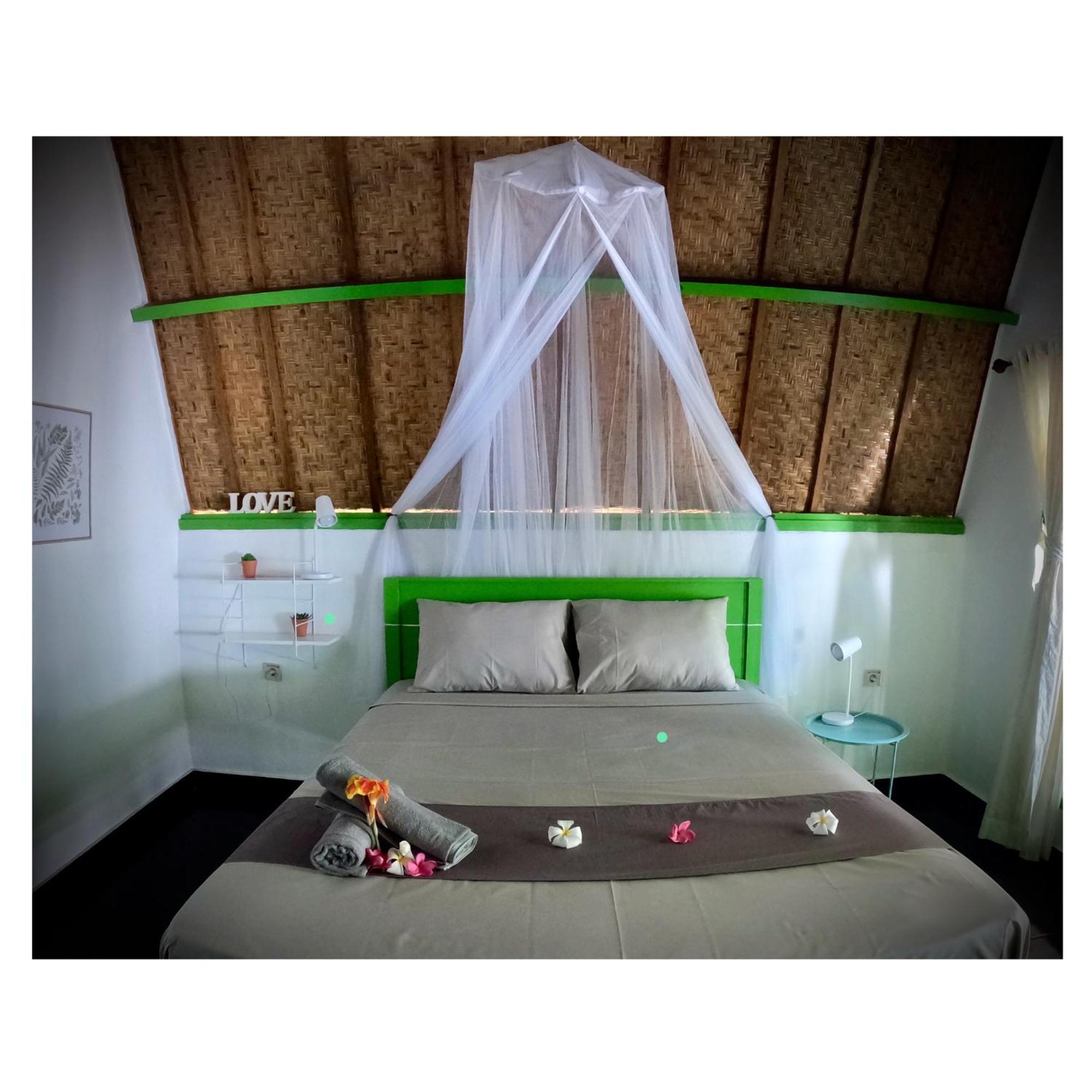 Kaktus Bungalow 1 Gili Air Esterno foto